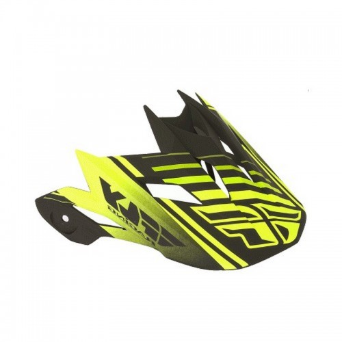 Елемент фулфейса Fly Racing Default visor, жовто-чорний
