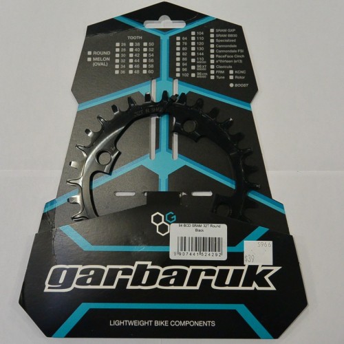 Зірка Garbaruk 94 BCD (SRAM) Round 32T Чорний, 94_R-32T-black