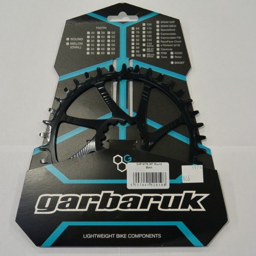 Зірка Garbaruk GXP/DUB  MTB Round (Boost) 36T Чорний, 