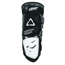 Захист коліно-гомілка Leatt 3Df Hybrid Knee Guards чорно-білий XXL, 5015400442