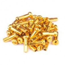 Ніпеля FireEye Nipple ALU 7075 2/14мм по 38 шт в комплекті в комплекті для спиць, колір - золотий