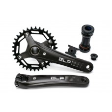 Шатун Prowheel  AL L170мм 36T з інтегрованою вісю чорний T-Self A26Z-SS300 з кареткою 